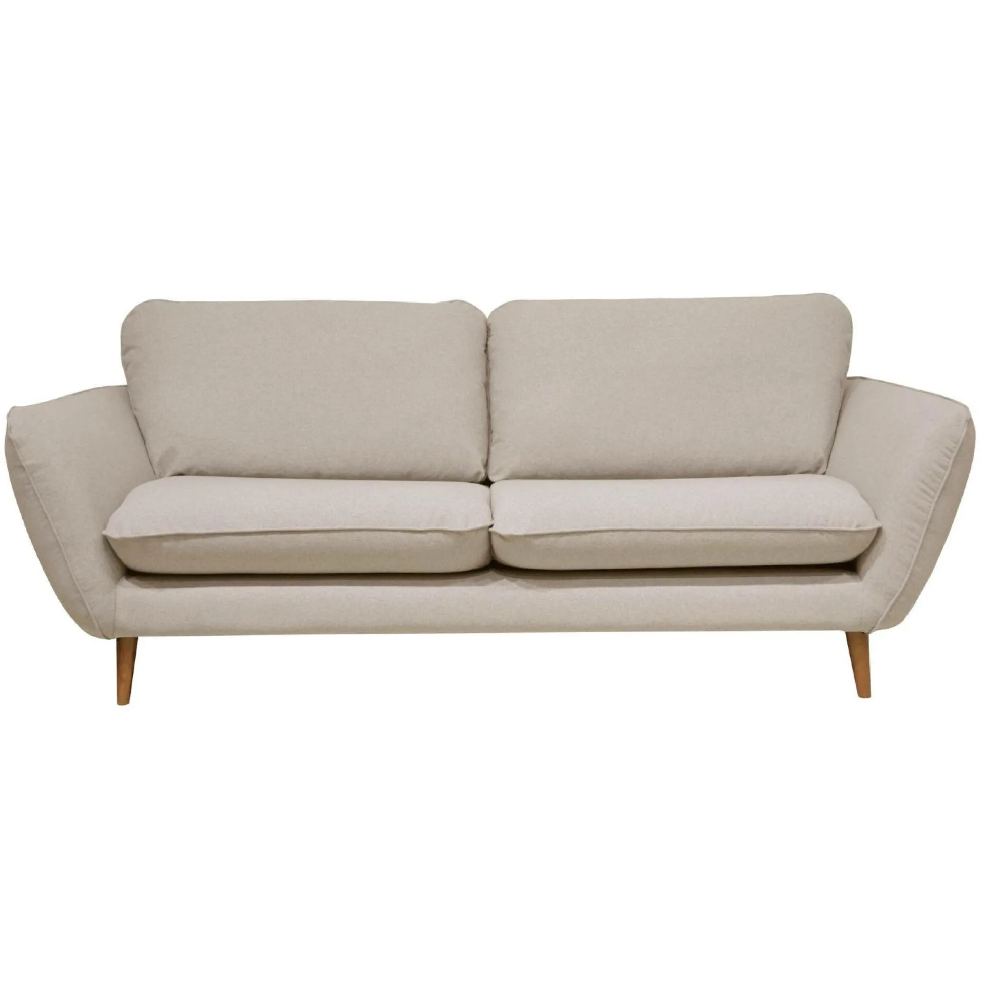 Canapé tissu Persson - Ecru - 3 places