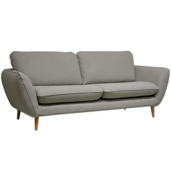 Canapé tissu Persson - Gris Clair - 2 places