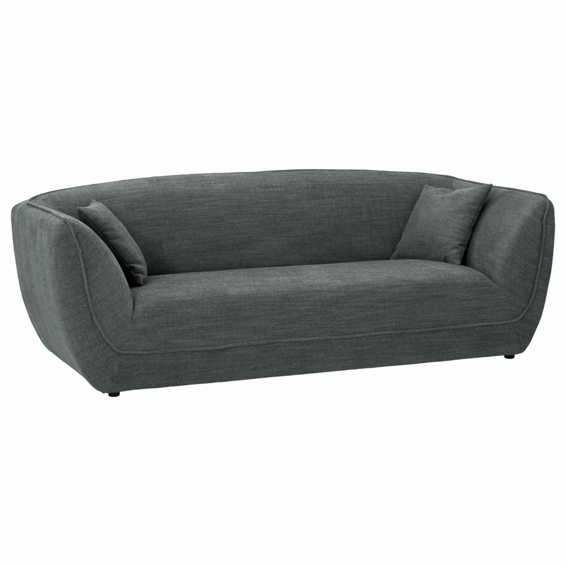 Canapé tissu Phara - Acier