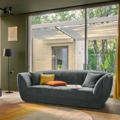 Canapé tissu Phara - Acier