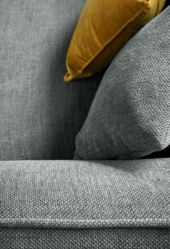 Canapé tissu Phara - Acier
