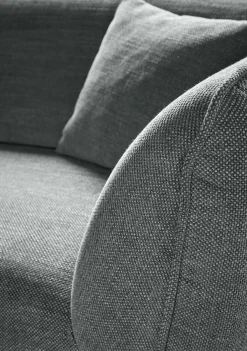 Canapé tissu Phara - Acier