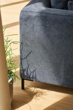 Canapé tissu Pornic - Bleu Marine - 2 places