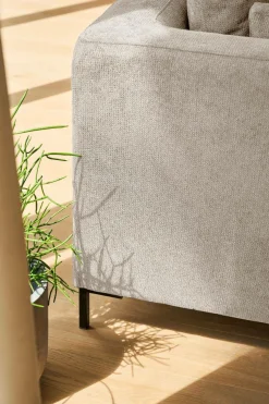 Canapé tissu Pornic - Ivoire - 4 places