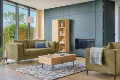 Canapé tissu Pornic - Olive - 2 places