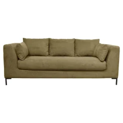 Canapé tissu Pornic - Olive - 3 places