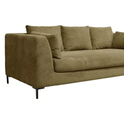Canapé tissu Pornic - Olive - 3 places