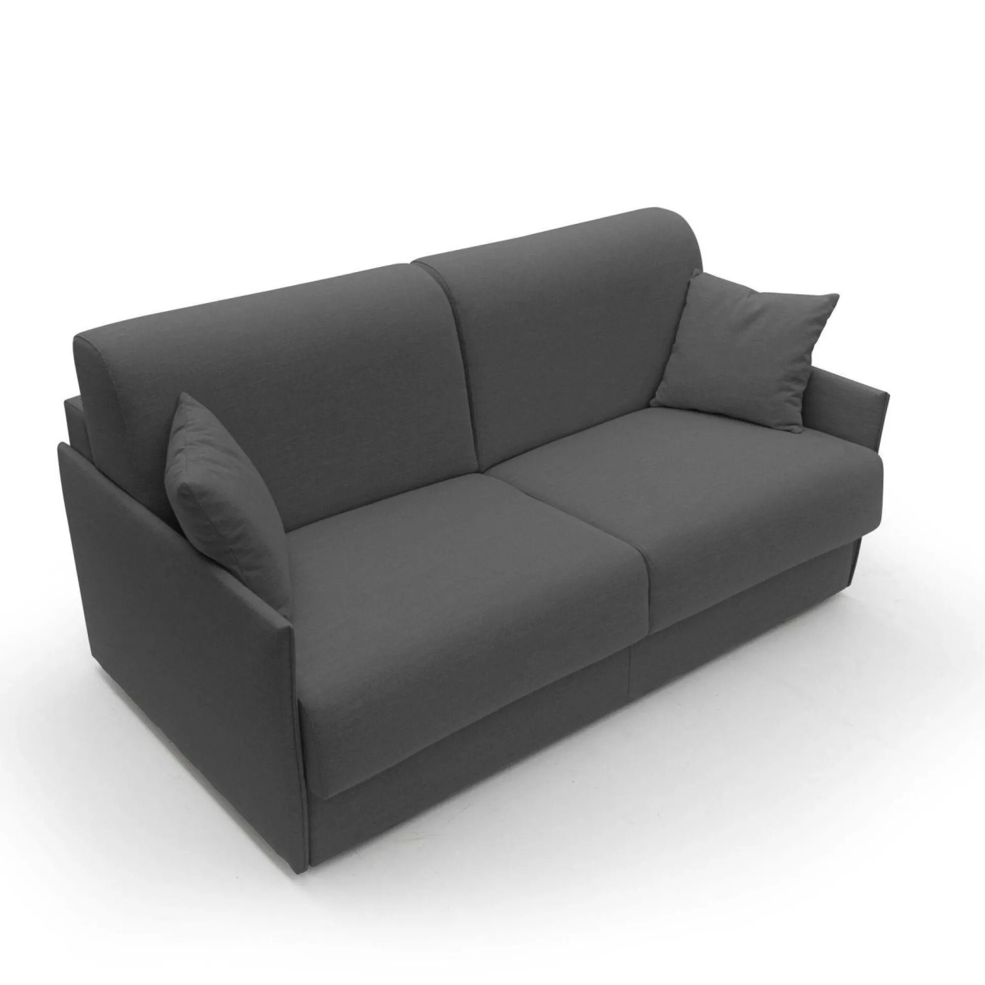 Canapé tissu recyclé déhoussable Arthur - Anthracite - Grand 3 places