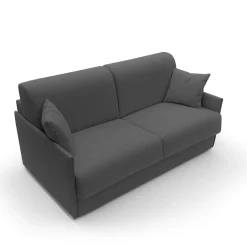 Canapé tissu recyclé déhoussable Arthur - Anthracite - Grand 2 places