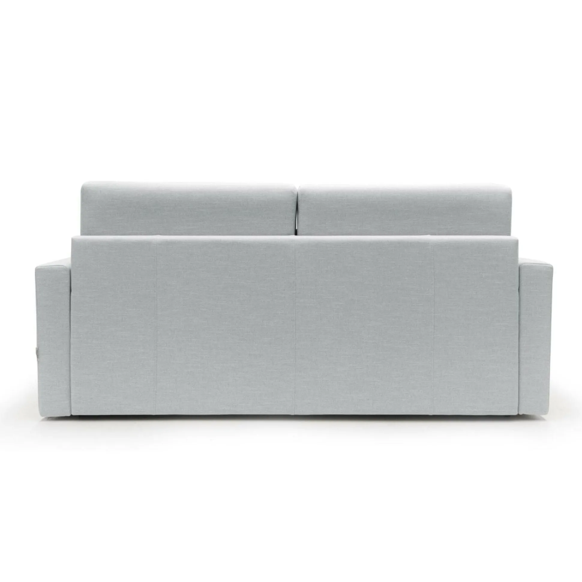 Canapé tissu recyclé déhoussable Aubin - Gris Clair - 3 places