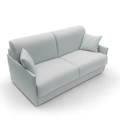 Canapé tissu recyclé déhoussable Arthur - Gris Clair - 3 places