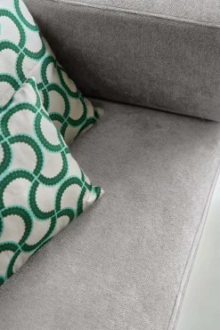 Canapé tissu recyclé Olivier - Gris Clair - 3 places