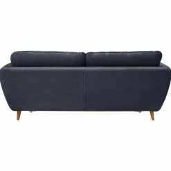Canapé tissu structuré Persson - Bleu Marine - 3 places