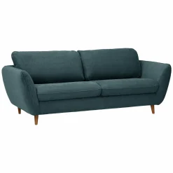 Canapé tissu structuré Persson - Océan - 2 places