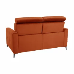 Canapé velours Cheverny - Rouille - Grand 2 places