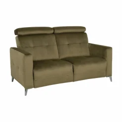 Canapé velours Cheverny - Vert Kaki - 2 places