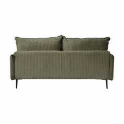 Canapé velours côtelé Oréa - Vert - 4 places