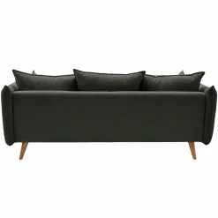 Canapé velours côtelé Orion - Vert Cèdre - 3 places