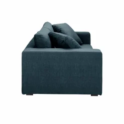 Canapé velours Maé - Bleu Océan - 5 places
