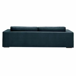 Canapé velours Maé - Bleu Océan - 5 places