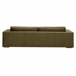 Canapé velours Maé - Olive - 5 places