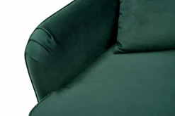 Canapé velours Olie - Vert Forêt - 3 places