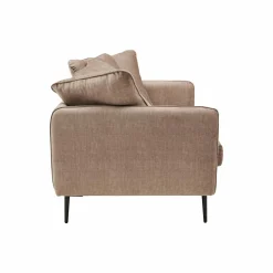 Canapé velours Olympe - Beige - 2 places