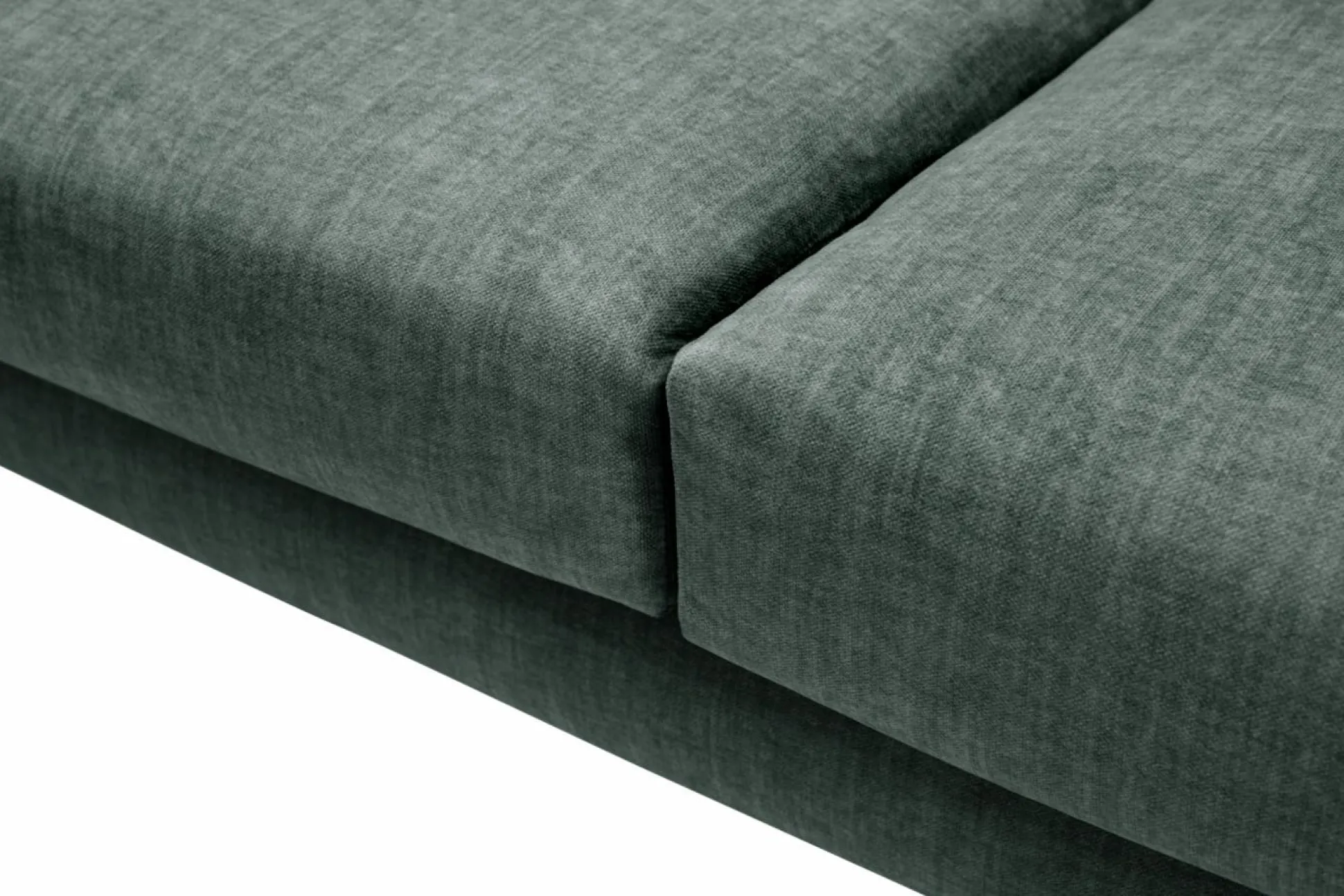 Canapé velours Olympe - Bleu - 2 places