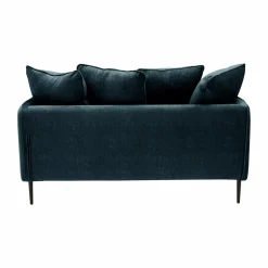 Canapé velours Olympe - Bleu Marine - 2 places