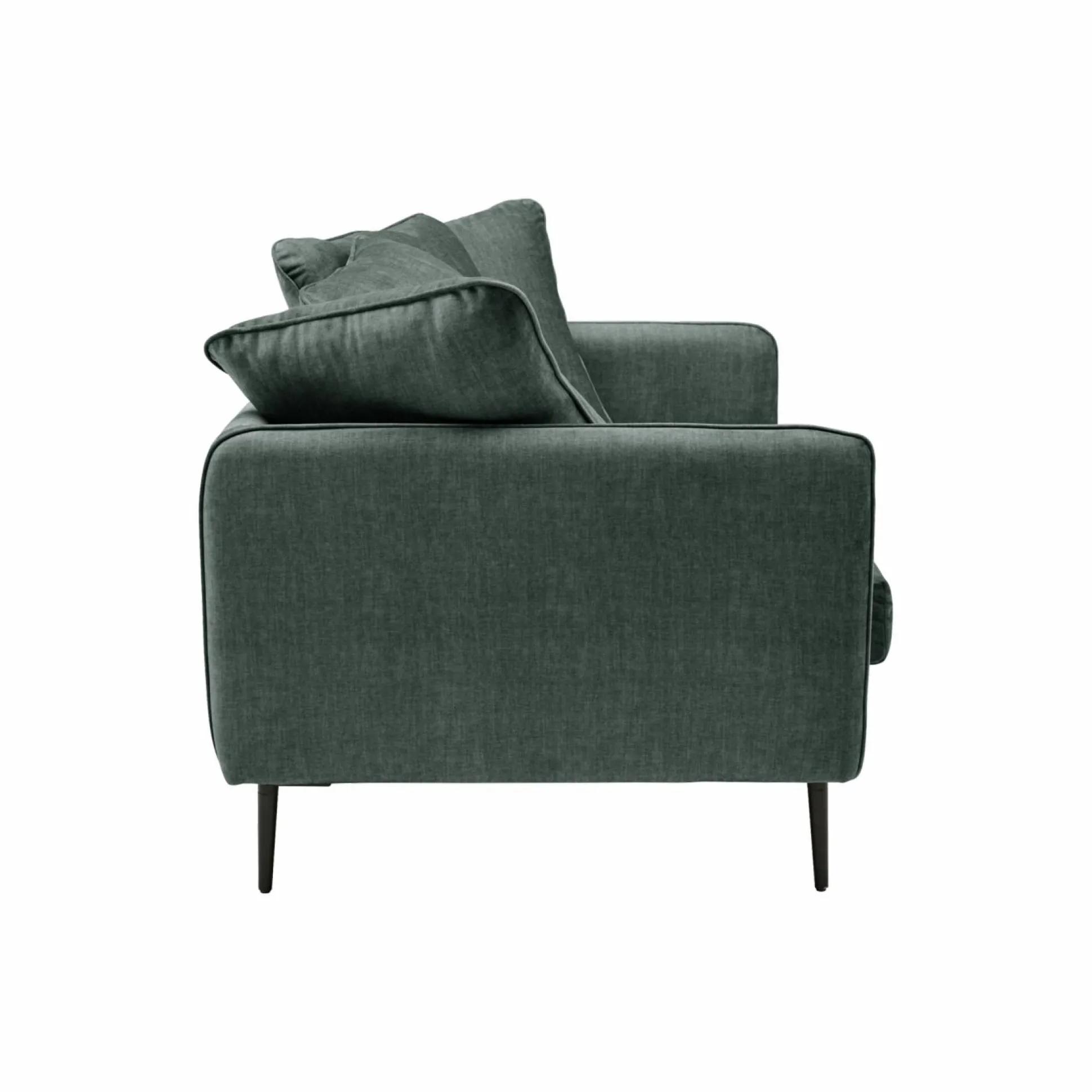 Canapé velours Olympe - Bleu - 3 places