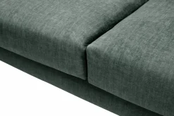 Canapé velours Olympe - Bleu - 3 places