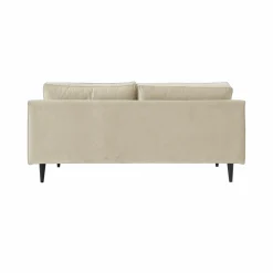 Canapé velours Oscar - Ecru - 2 places