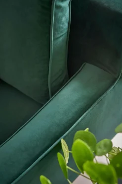 Canapé velours Oscar - Vert Emeraude - 2 places