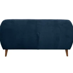 Canapé velours Paimpol - Bleu Nuit - 2 places