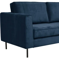 Canapé velours Pietra - Bleu Nuit