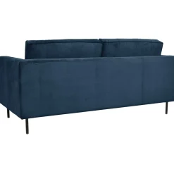 Canapé velours Pietra - Bleu Nuit