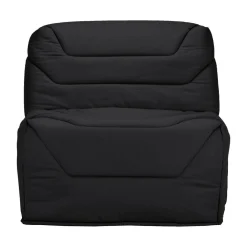 Chauffeuse BZ tissu matelas 12 cm Gavroche - Noir