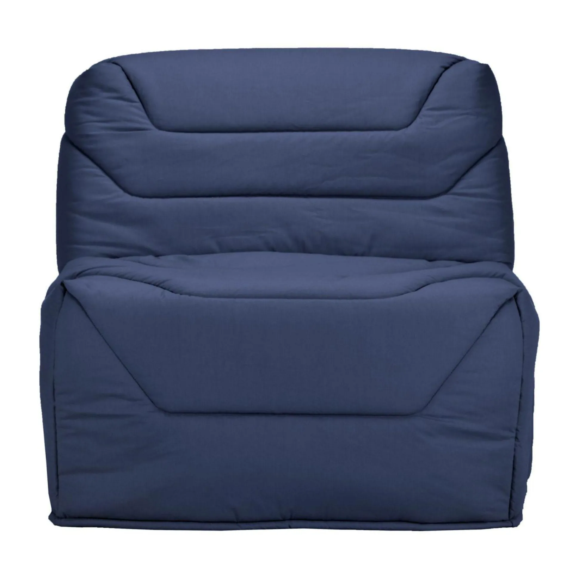 Chauffeuse BZ tissu matelas 12 cm Gavroche - Bleu