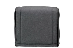 Chauffeuse BZ tissu matelas 12 cm Grace - Gris Foncé