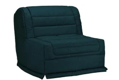 Chauffeuse BZ tissu matelas 12 cm Grace - Bleu Marine