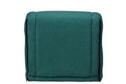 Chauffeuse BZ tissu matelas 12 cm Grace - Bleu Canard