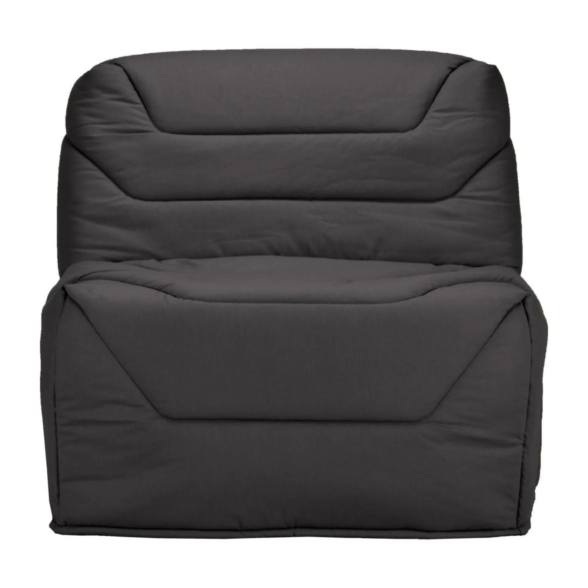 Chauffeuse BZ tissu matelas 12 cm Gavroche - Anthracite