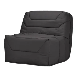 Chauffeuse BZ tissu matelas 12 cm Gavroche - Anthracite