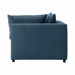 Chauffeuse d'angle pour canapé modulable Solal - Bleu