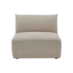 Chauffeuse pour canapé modulable tissu Pixel - Naturel