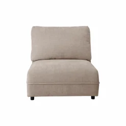 Chauffeuse pour canapé modulable Solenn - Grège