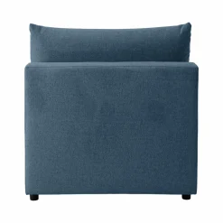 Chauffeuse pour canapé modulable tissu Solal - Bleu