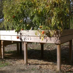 C.I.H.B. Table Potagère Rectangulaire 320 L en Bois Autoclave