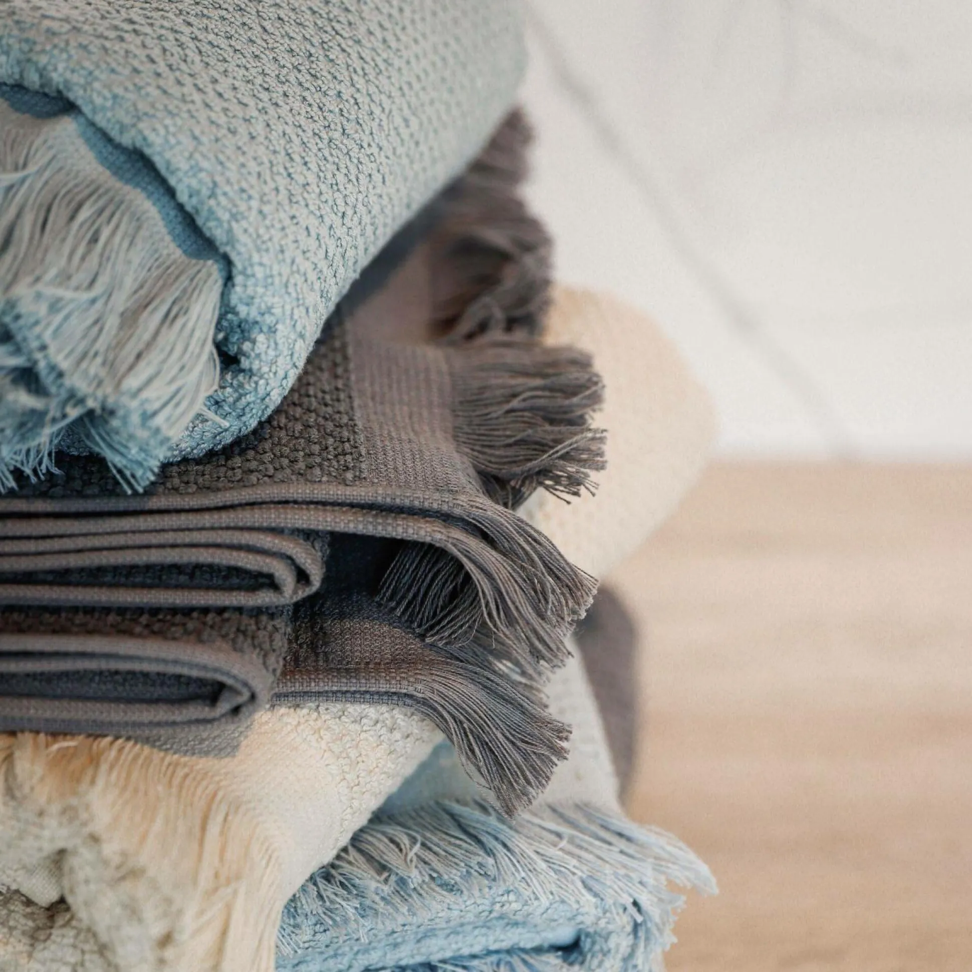 CLARYSSE Serviette de toilette lin Lise - Lin - Serviette de toilette 50 x 100 cm