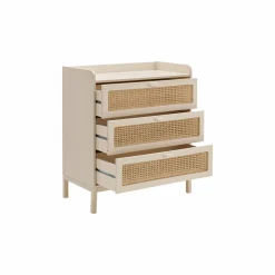 Commode 3 tiroirs Sam - Beige